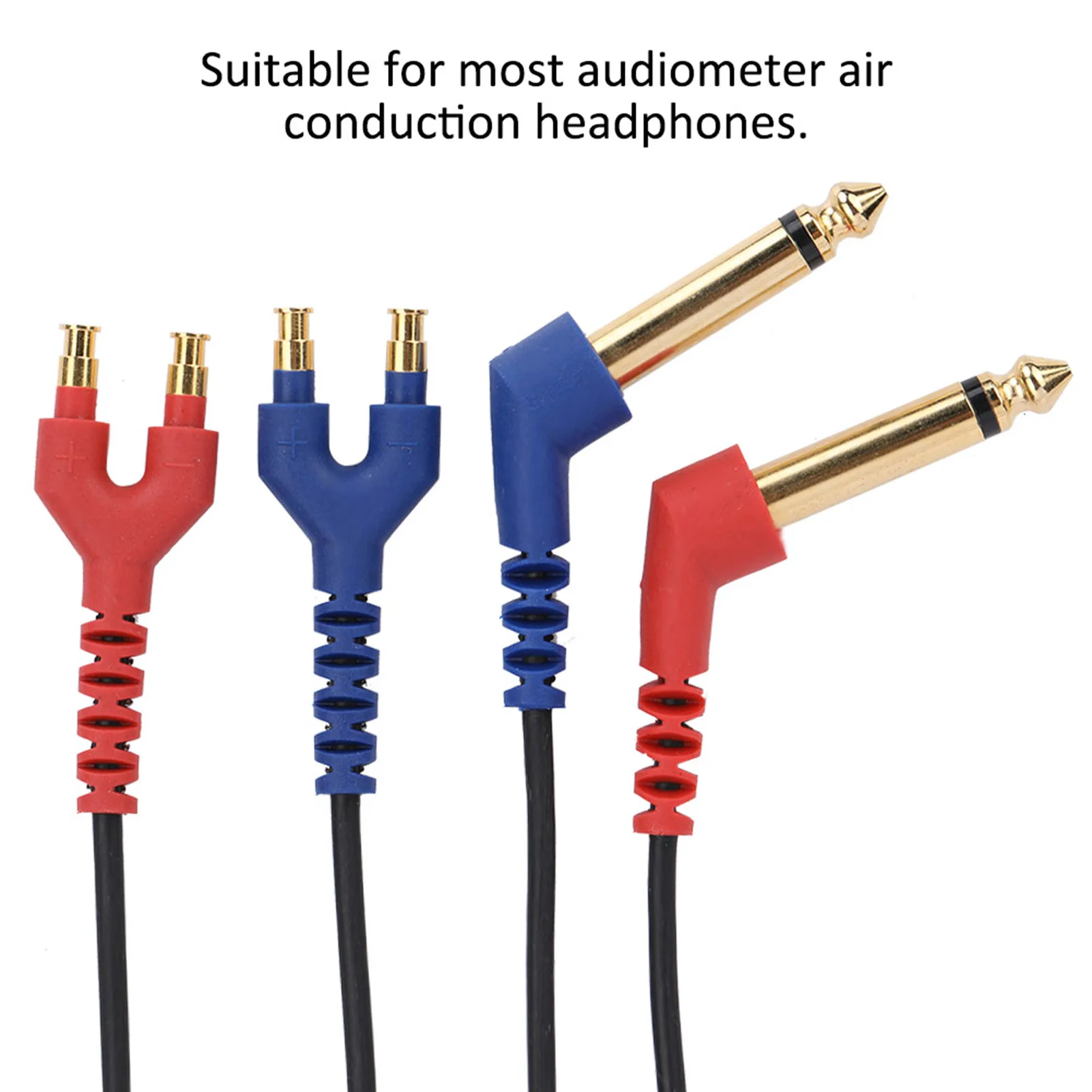 Audiometer Headphone Cable Audiometer Headset Cable Wire for Headphone Air Conduction Audiometer Hearing Tester