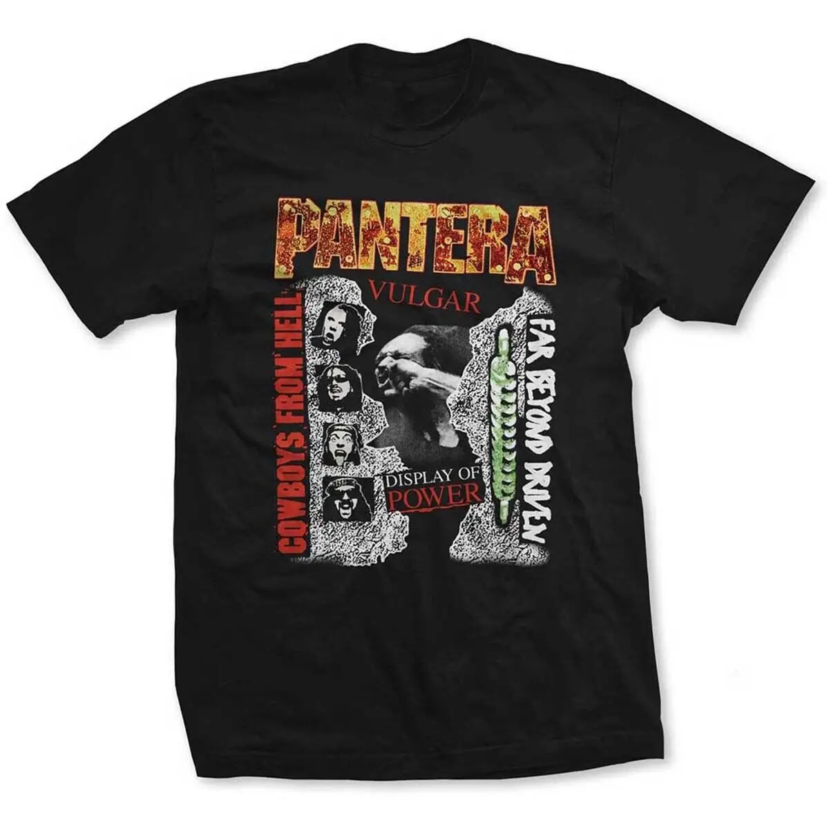 Pantera Dimebag Darrell Album T-Shirt Ufficiale Da Uomo Unisex