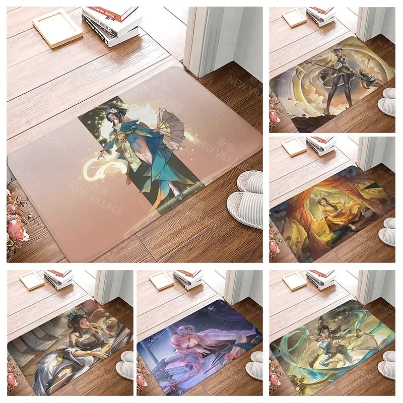 

Anti-slip Bath Mat Bathroom Small Rug Shower Mat Home Decor Door Mat Kitchen Bedroom Entrance Room Mats anime abstract cartoon