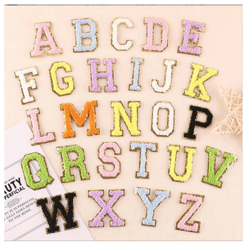 5,5 см полотенце, вышитые английские буквы, патчи, аксессуары для одежды, вышитая ткань, этикетка, наклейка