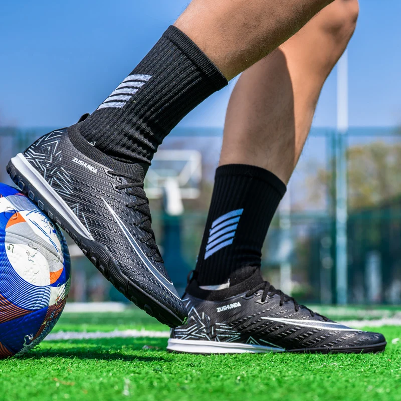 Men's Soccer Shoes TF/FG Non-Slip Turf Soccer Cleats Personalized Design Sport Shoes Casual Sneakers Fashion Football Boot 35-45