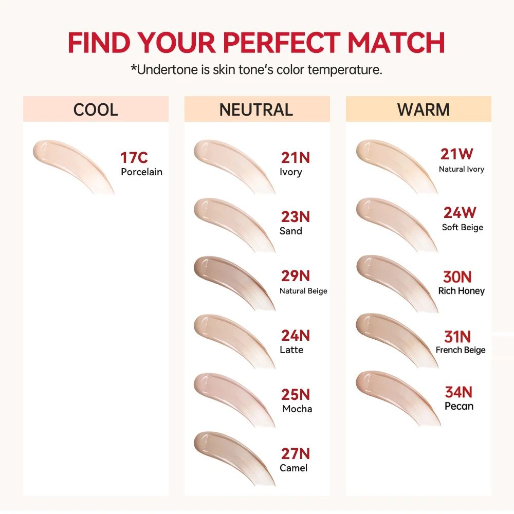 BB Cream Air Cushion Foundation 18g Waterproof Makeup Concealer