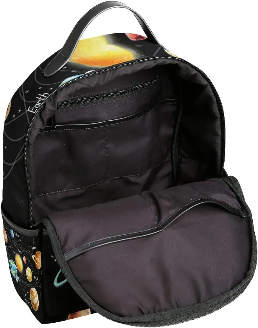 Emelivor Solar System Backpack Set For Kids - Customizable School Backpack With Lunch Box, Space Design For Boys & Girls Ages 3+