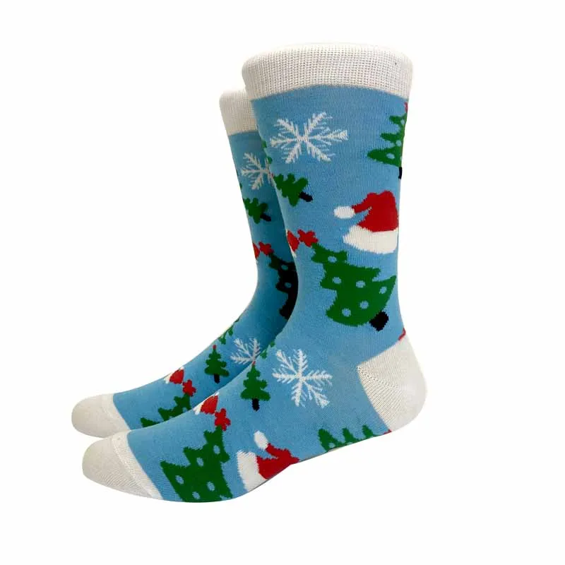 2023 New Winter Men Women Christmas Socks Santa Claus Men's Socks Elk Tide Sock Christmas Tree Cotton Happy New Year Funny Socks