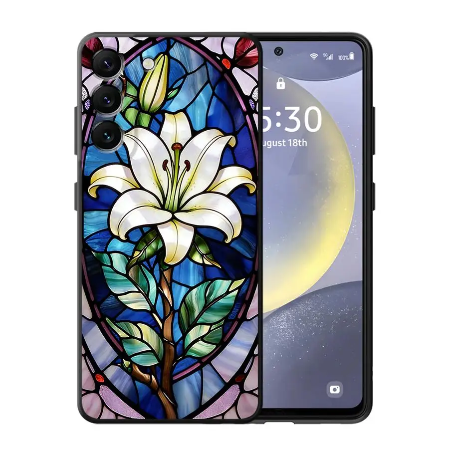 Colorful Window Flowers Phone Case Cover