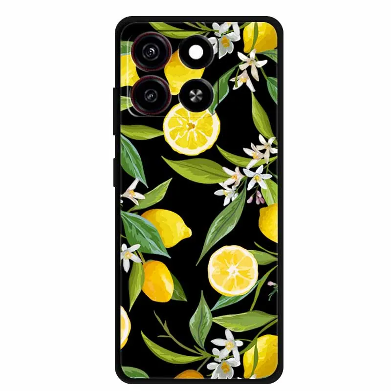 Cute Cartoon Cat Black Silicone Soft Shockproof Phone Case Cover