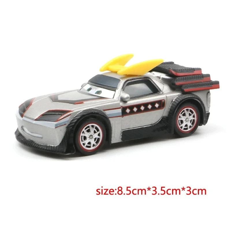디즈니 픽사 자동차 메탈 다이캐스트 차량 라이트닝 맥퀸 스모키 액셀로드 범퍼 세이브 보스 메탈 레이서, 어린이 소년 선물, 2, 3