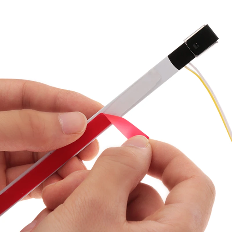 1Pc High Quality Motorcycle Fork Turn Signals Light Amber LED Strips For Clean Custom Look