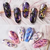 MEET ACROSS 7ml Transfer Foil Gel Nail Polish Nail Art Varnish For Adhesive Sticker Nail Glue Semi-Permanant Soak Off UV LED Gel 3