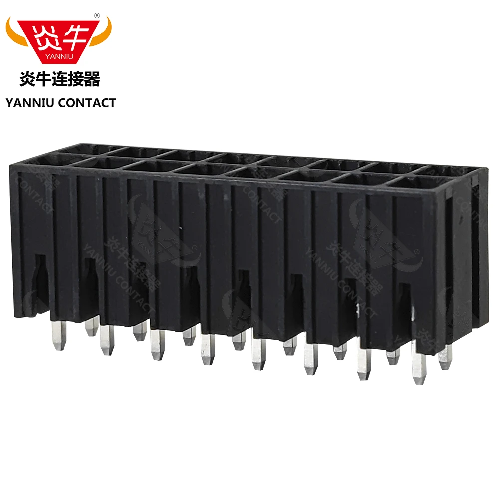 10Pcs 2EDGVHC  5.08mm  2P ~ 12P Double Layer  Spring  PCB PLUG-IN TEMINAL BLOCKS CONNECTOR  PHOENIX CONTACT DEGSON YANNIU