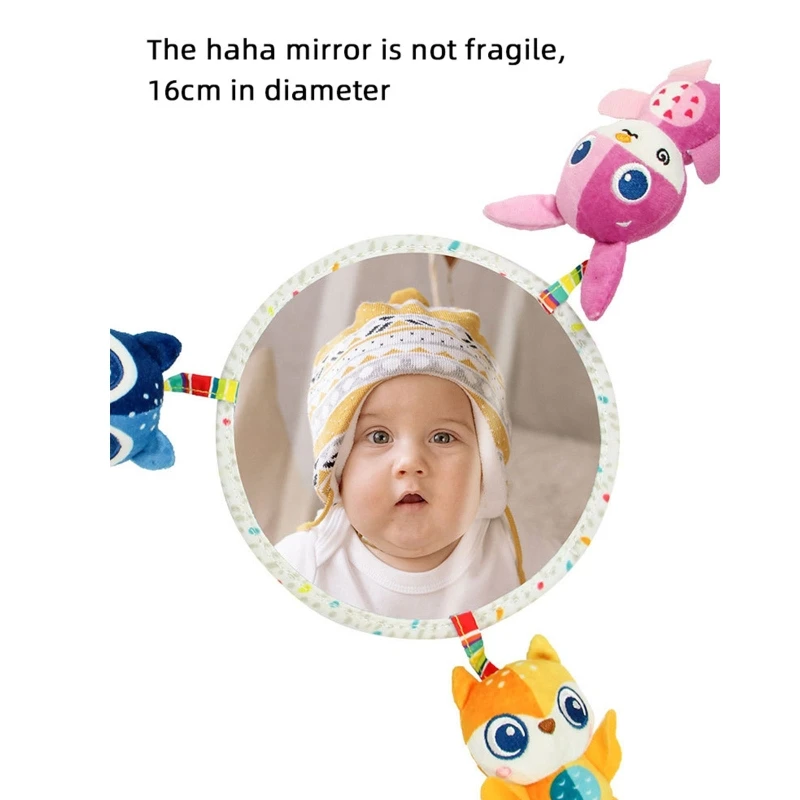 

4XBD Baby Stroller Rattle Toy Pushchair Wind Pram Pendant Crib Hanging Bed
