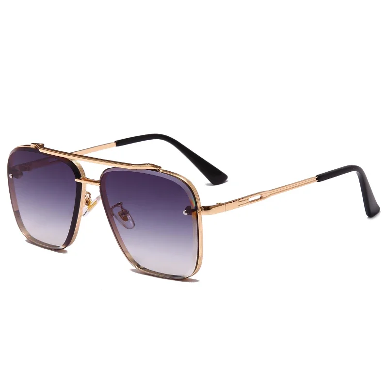 polarized sunglasses steampunk sunglasses clip on sunglasses semi rimless sunglasses sports sunglasses Fashion Classic Square Sunglasses Men Vintage Brand Design Metal Sun Glasses Women Shades UV400 Oculos De Sol