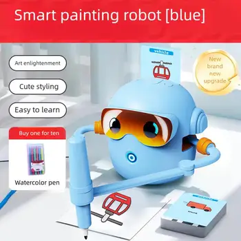 Robot da disegno Voicebots per bambini, macchina da disegno educativa interattiva con comando vocale, robot magico per dipingere, regalo per bambini e bambine