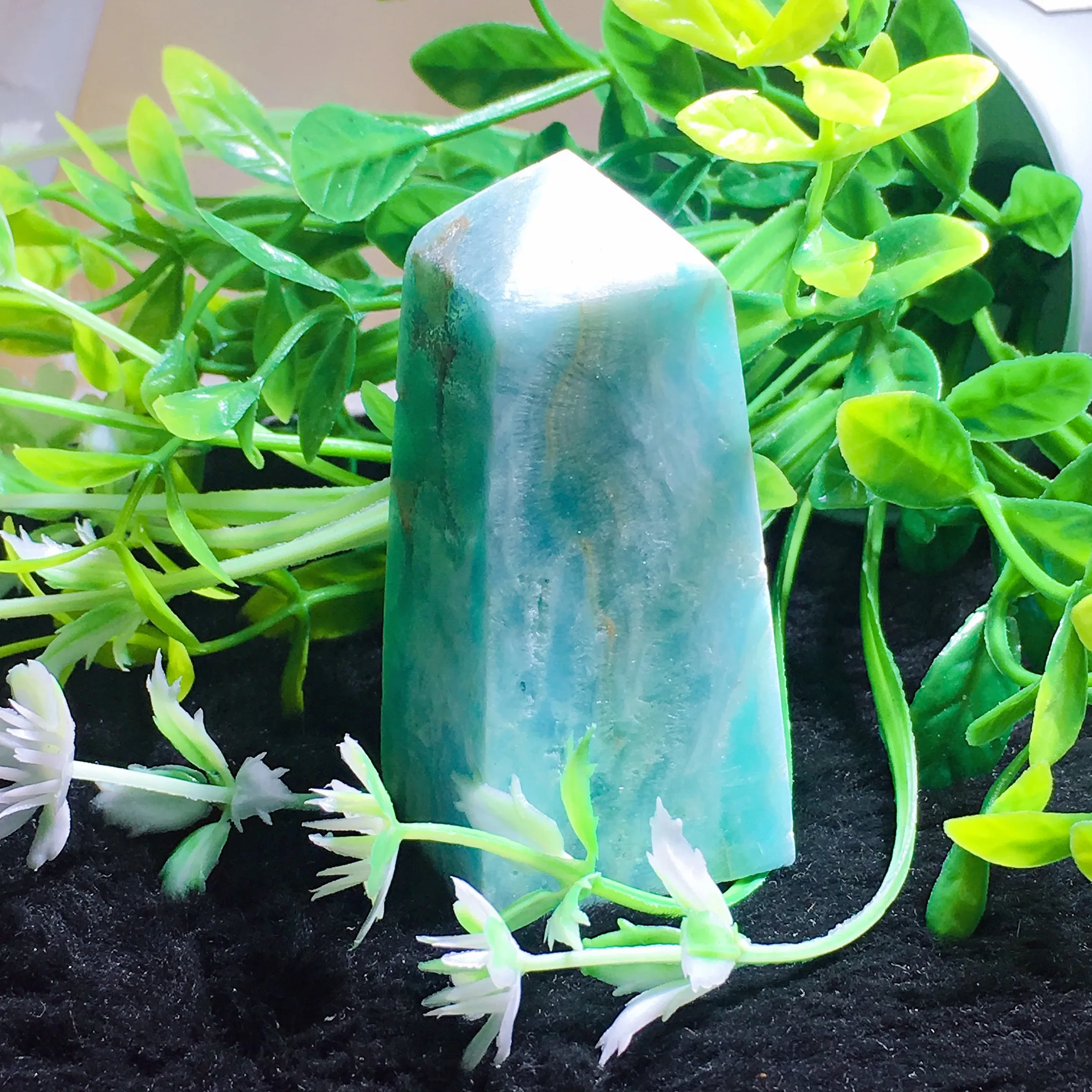 Blue Aragonite Tower 2426