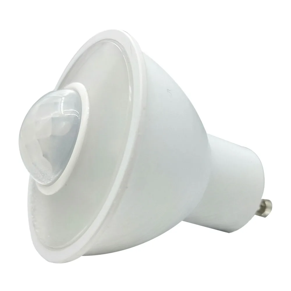 PIR LED Light Spot with Motion Sensor 6W GU10 85-265V AC Energy Saving for Corridor Passageway Hall Way Lamp led spotlight