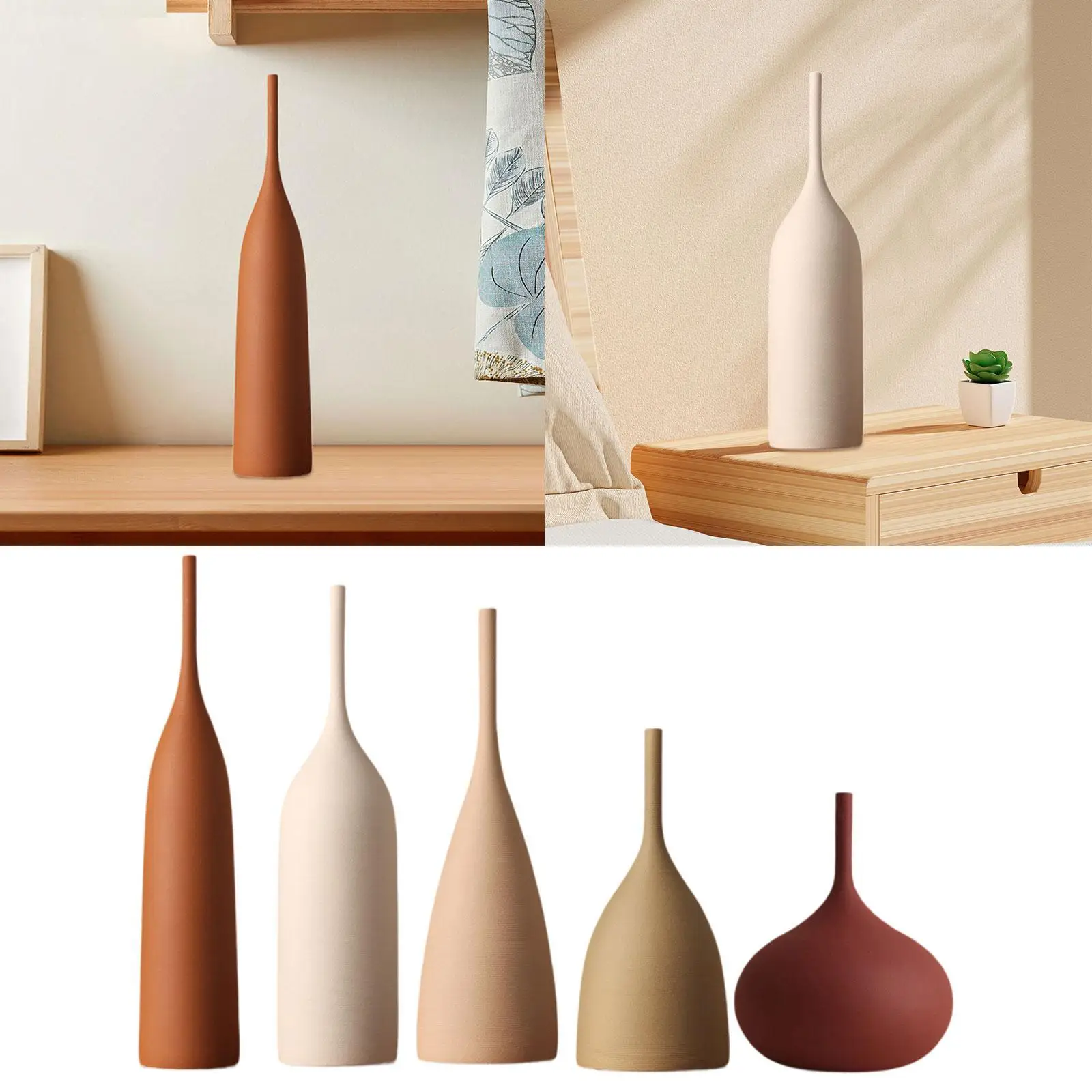 Decorative Vase Portable Plants Flower Container for Indoor Farmhouse Office Decorative Vase Portable Plants Flower Container for Indoor Farmhouse Office