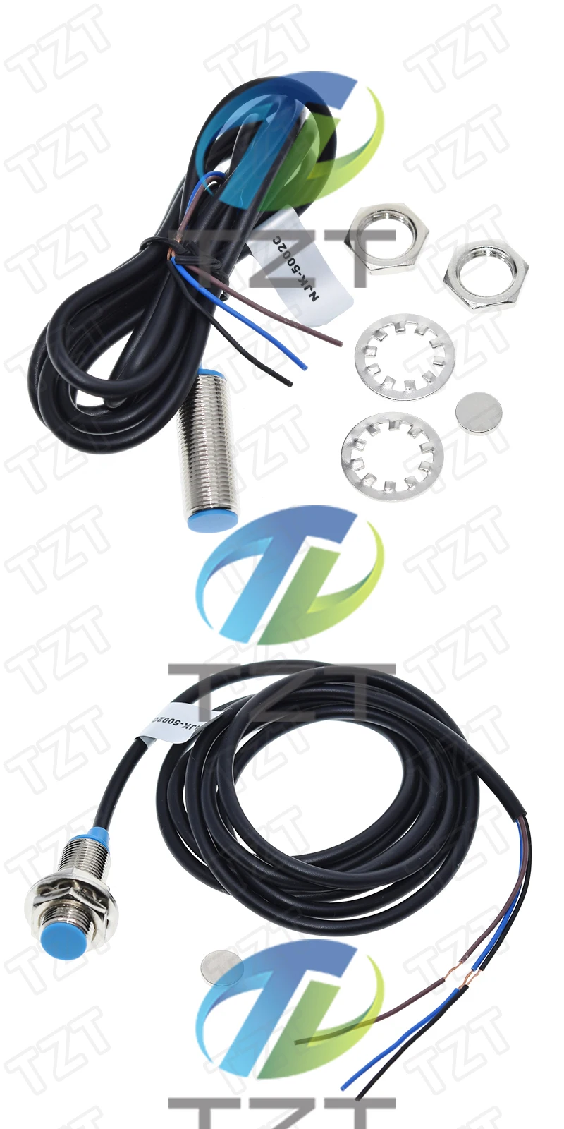 GREATZT 1/2/4 Stück NJK-5002C Hall-Effekt-Sensoren Näherungsschalter NPN 3-Draht Normalerweise offen + Magnet für Arduino – Detail 3