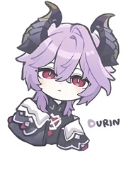 Genshin Impact Acrylic Cellphone Strap and Keychain Lanyard (Durin)
