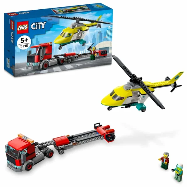 Lego City rescue helicopter transport 60343
