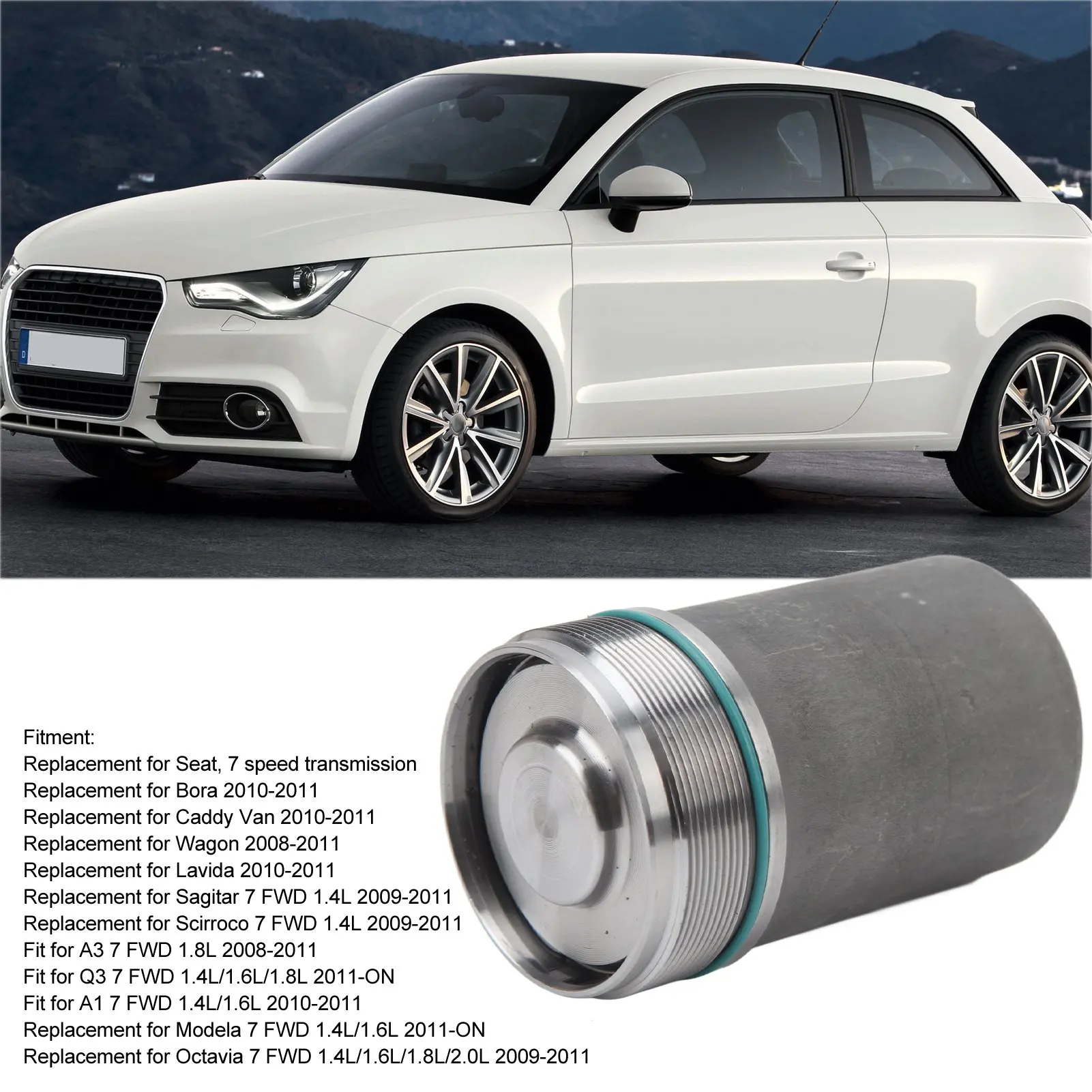 DQ200 Pressure Accumulator Aluminium Alloy 0AM DQ200 Replacement for Seat 7 Speed transmission pressure sensor