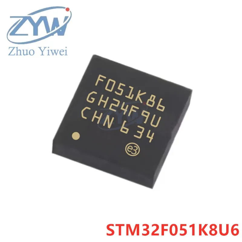 

STM32F051K8U6 UFQFPN-32 STM32F STM32F051 STM32F051K8U 48MHz 64KB ARM Cortex-M0 chip 32-bit microcontroller MCU new original