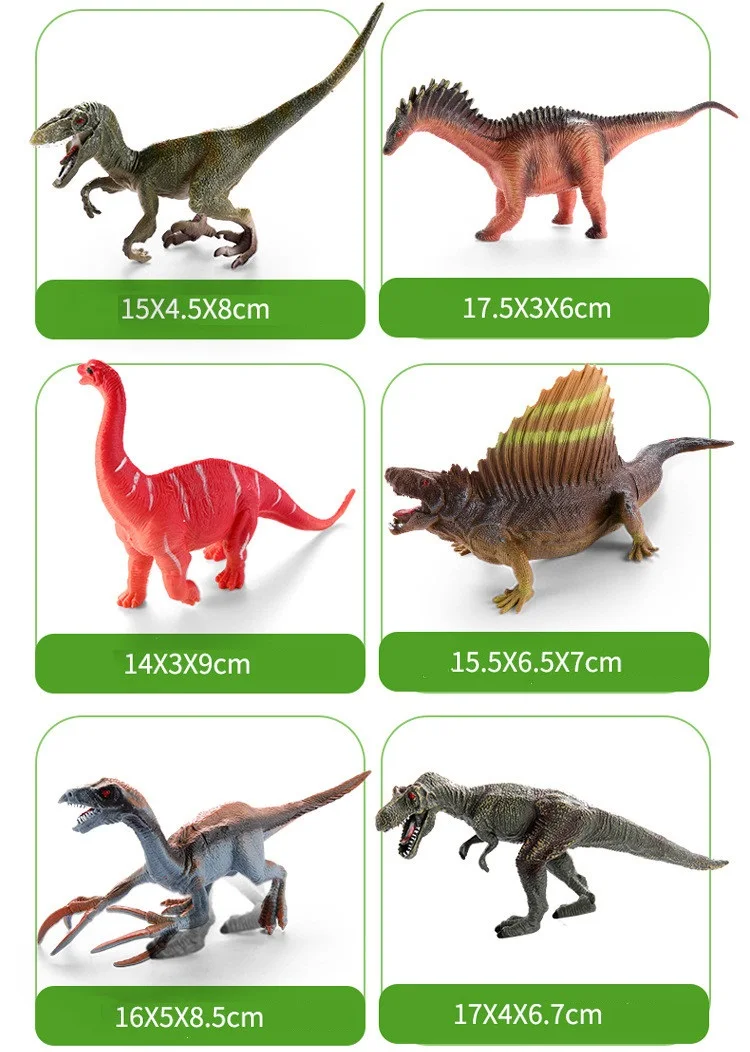 goku toys Simulated Animal Toy Set Wild Zoo Dinosaur Model Children'S Ornaments Hand-Made Toys gi joe toys