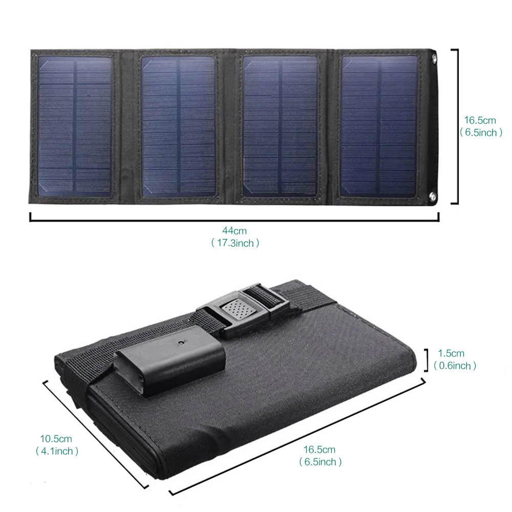 Solar Panels 10W 15W Solar Battery Charger for iPhone 6 7 8 plus X Xr Xs Max 11 12 13 Pro Max Samsung Huawei Xiaomi Honor etc.