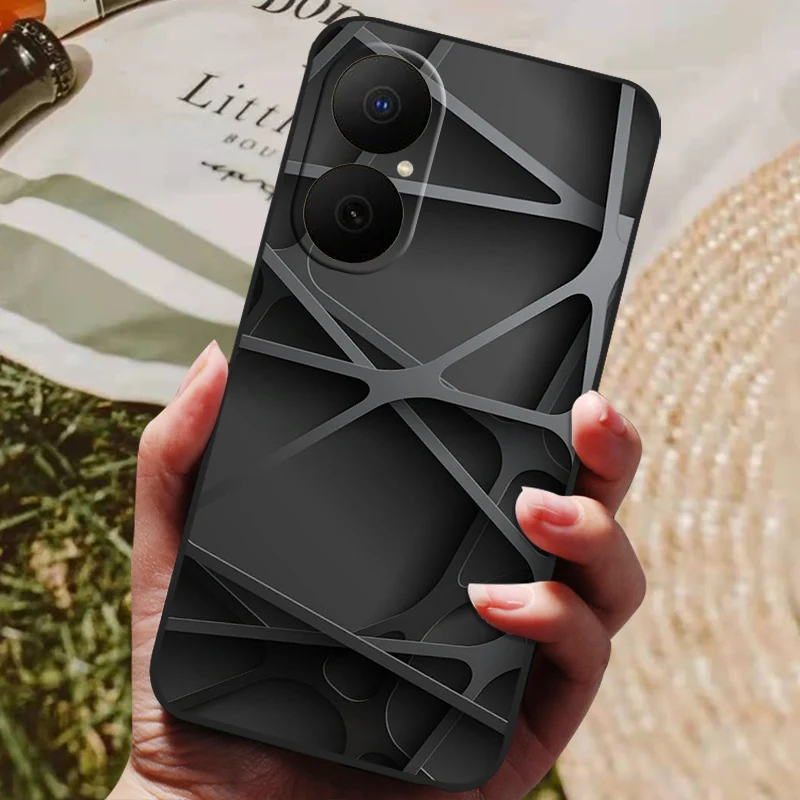 Shockproof Flower Astronaut Soft Silicone Phone Case Bumper Cover