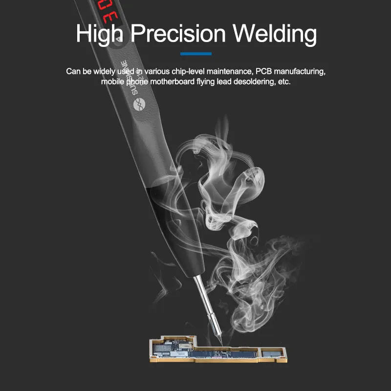 Soldering Iron SUNSHINE C210 Series Integrated Tips and Heating Core Efficient Heat Conduction Temperature Recovery for S210