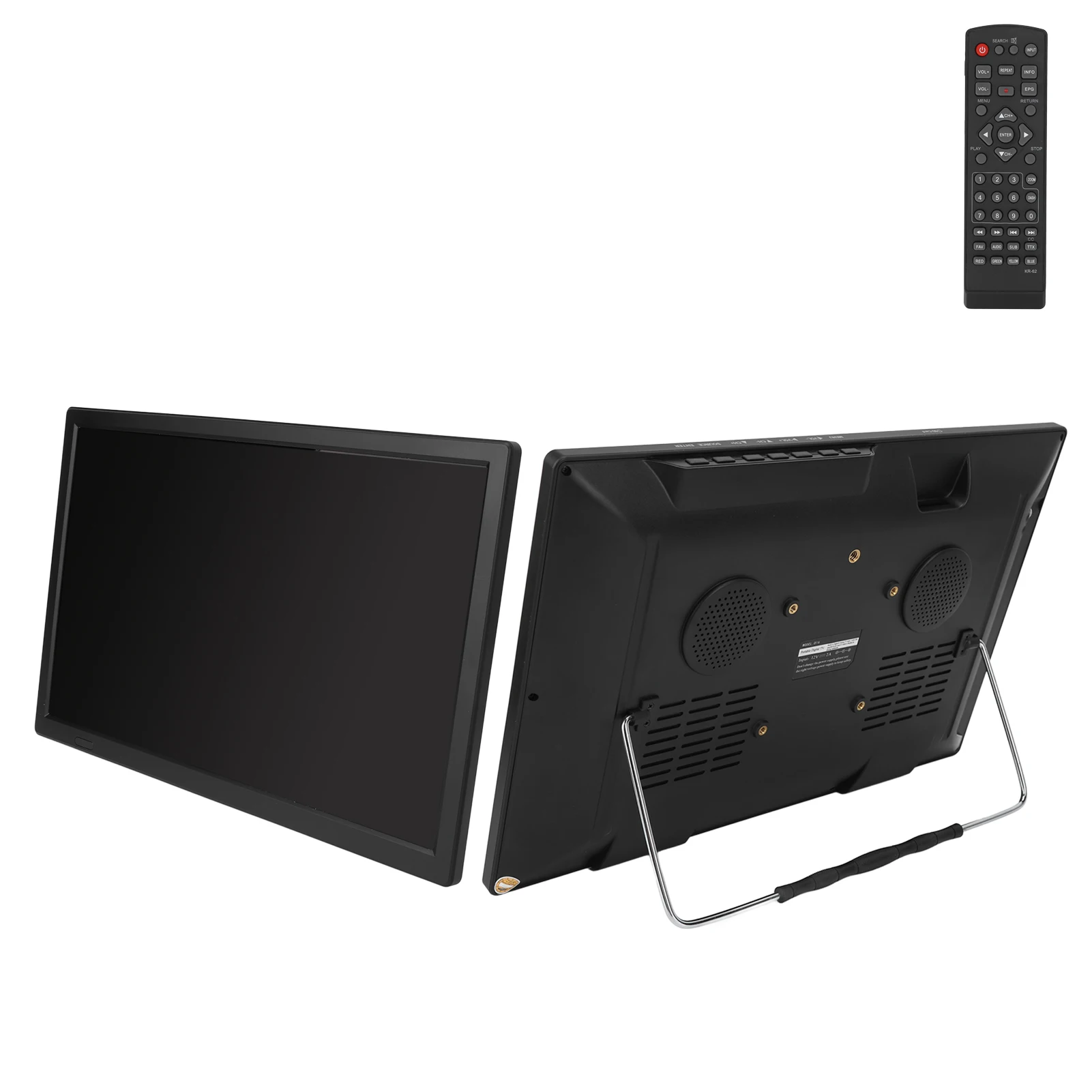 15.5 Inch Digital TV ATSC High Sensitivity Portable Digital Television 110‑ TV Battery Powered Portable