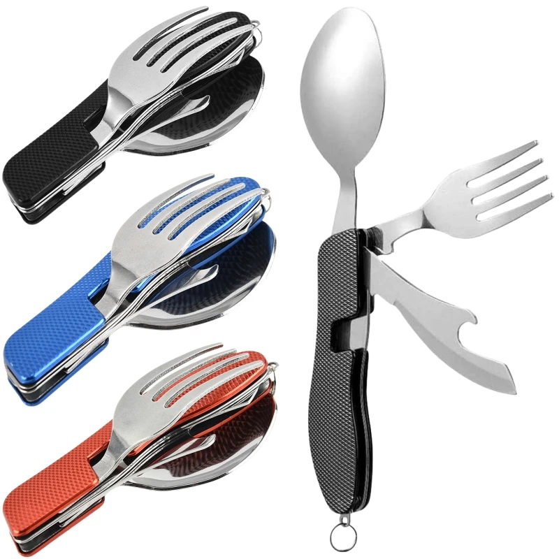 4-in-1 Foldable Camping Utensil 1