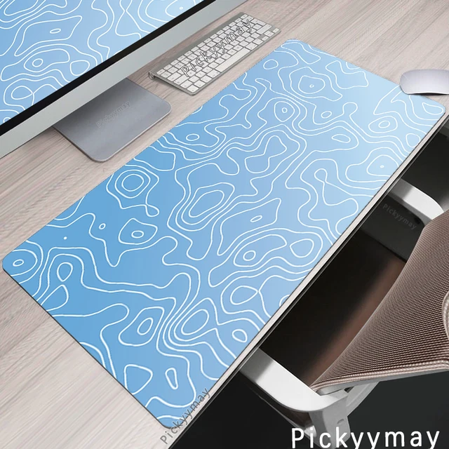 Tapis de souris sans couture, carte topographique, tapis de souris de jeu  abstrait, grand format, 90x40, pour Gamer, XXL, pour bureau, PC - AliExpress