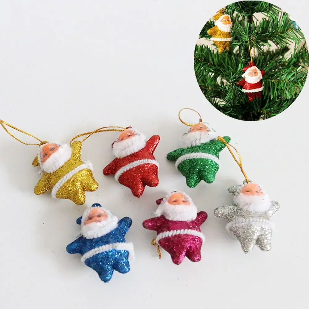 Pine Cones Xmas Tree Ornaments Snowball DIY Xmas Tree Bowknot Pendant Christmas Wreath Decor Gift Foam Pendant Party Supply