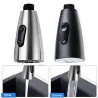 2 Modes Sink Kitchen Basin Pull Out Faucet Aerator Sprayer Nozzle Shower Head Bubbler Water Saving Kitchen Bathroom Tap Aerator 2