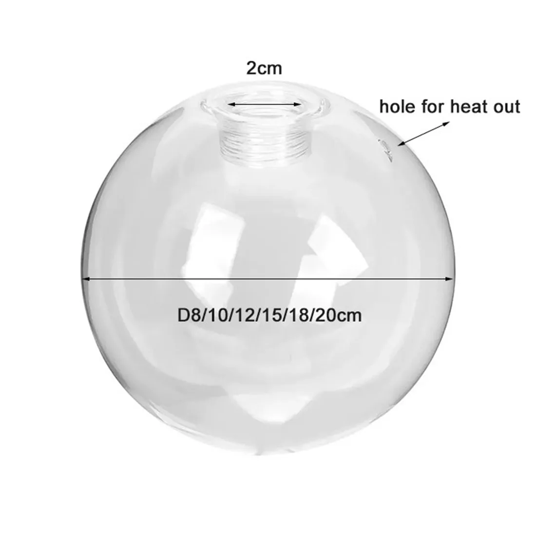 Sphere G9 Round Ball Lamp Cover Clear Glass Globe Lampshade 100mm 150mm Replacement Lighting Fixture Wall Sconces Chandelier glass lamp shade lamp shade