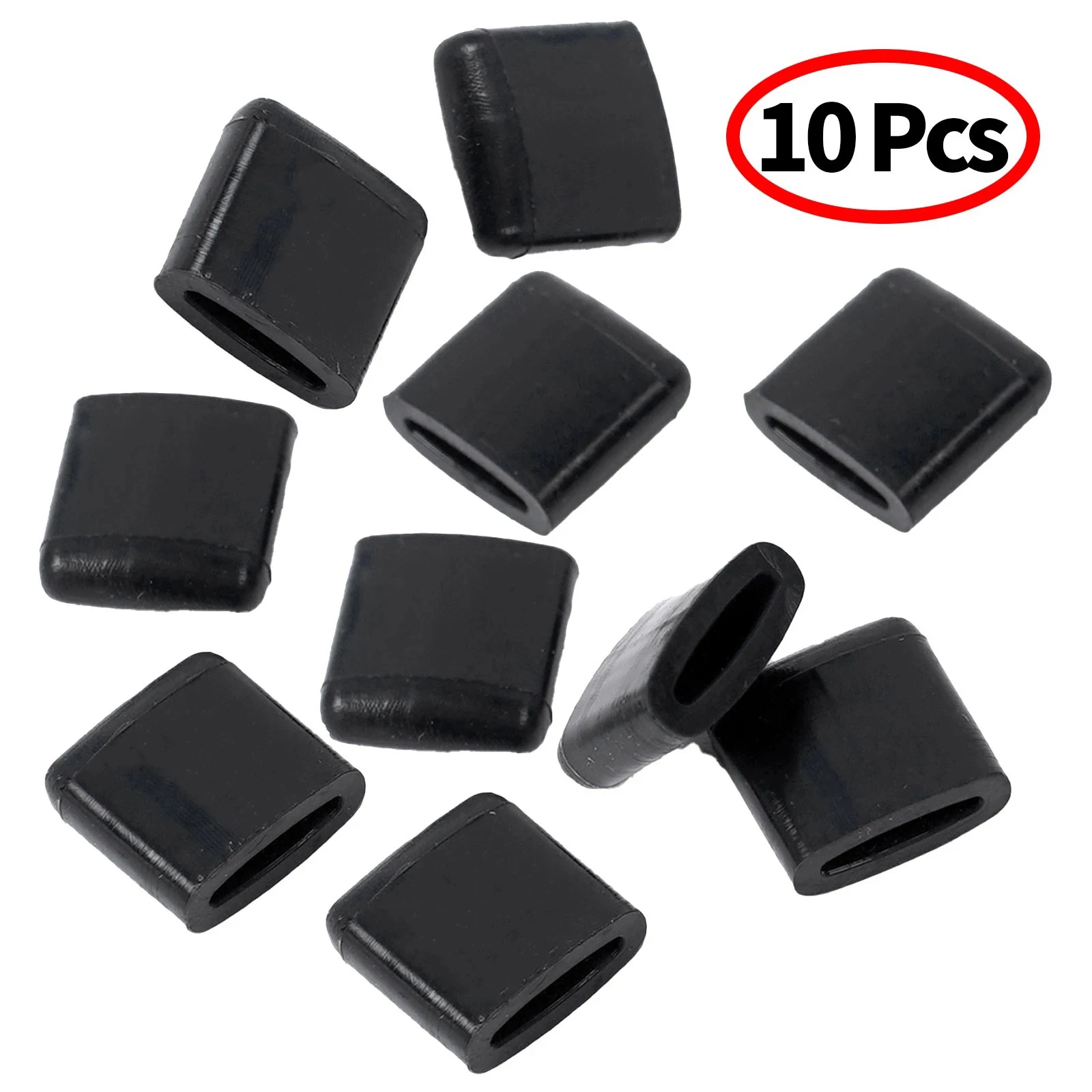 10pcs Airfryer Inner Pot Protector Replacement Silicone Grill Rack Protective Covers Non-slip Anti-scratch Air Fryer Accessories