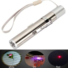 

3in1 USB Rechargeable LED Flashlight High-quality Powerful Mini LED Torch Waterproof Design Penlight Hanging with Metal Clip 1pc