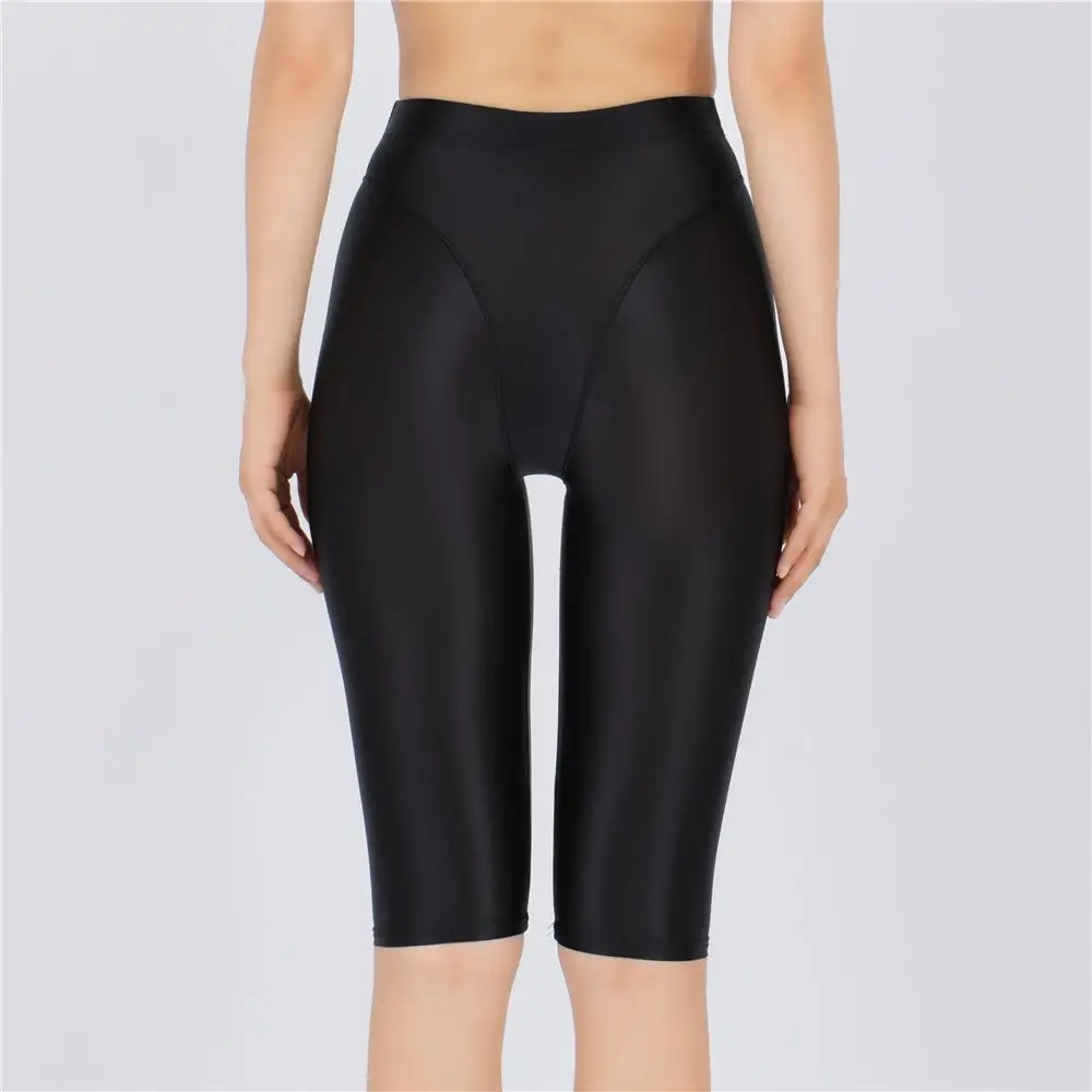 Sexy Women Thin Sheer See Through High Waist Shorts Pants Candy Color Elastic Shaper Hot Short Soft Casual Yoga Short Pant