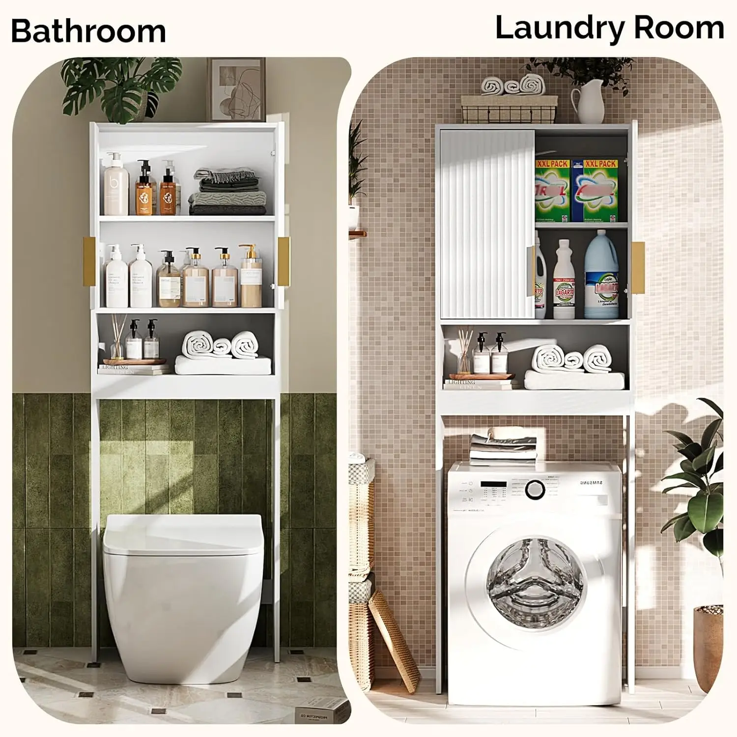 Over-the-Toilet Cabinet Storage 4