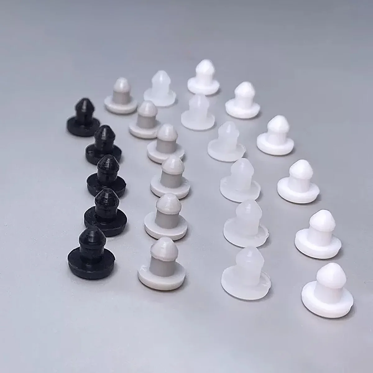 Tappi In Gomma Siliconica Nera - Set 5 Pezzi Per Sigillare Fori, Diametro 18mm, Resistente Al Calore - Foto 5