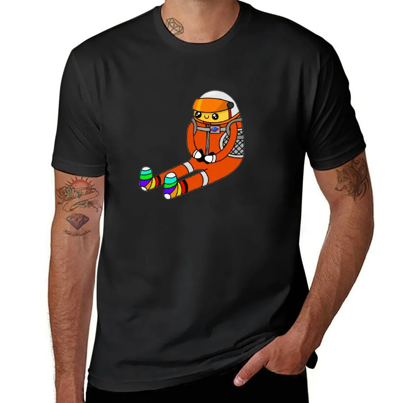 Socksfor1 Spaceman Gamer T-Shirt kawaii clothes tops mens vintage t shirts