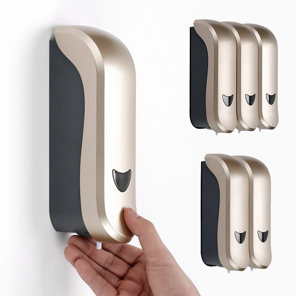 

Single/Double/Triple 300ml Soap Dispenser Wall-mount Shower Bath Shampoo Dispenser Liquid Soap Container Bathroom Accessories