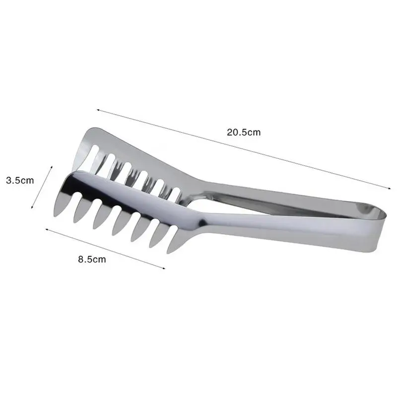 Stainless steel food clip spaghetti tableware noodle barbecue clip kitchen accessories