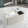 Tissue Box, Living Room Paper Drawer, Desktop Multifunctional Remote Control Storage Box 3