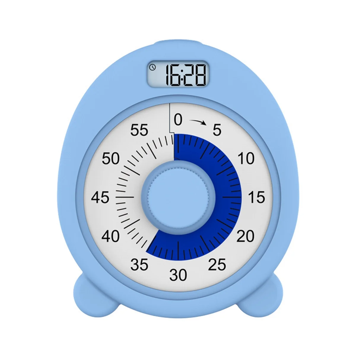 

Rechargeable Visual Timer with Clock and Night Light,60 Minute Countdown Timer for Kids Adults with Low Battery Reminder