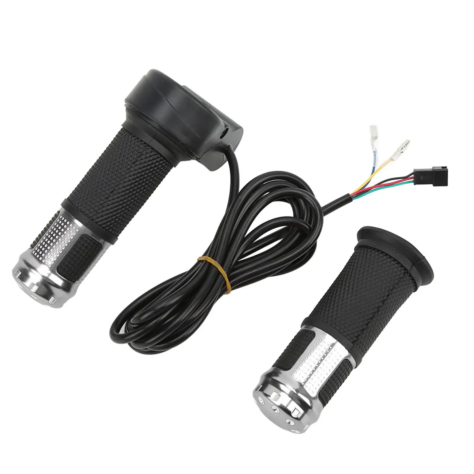Electric Bike Twist Throttle Handle with 5 Wires for E-Bike Scooter Accessory