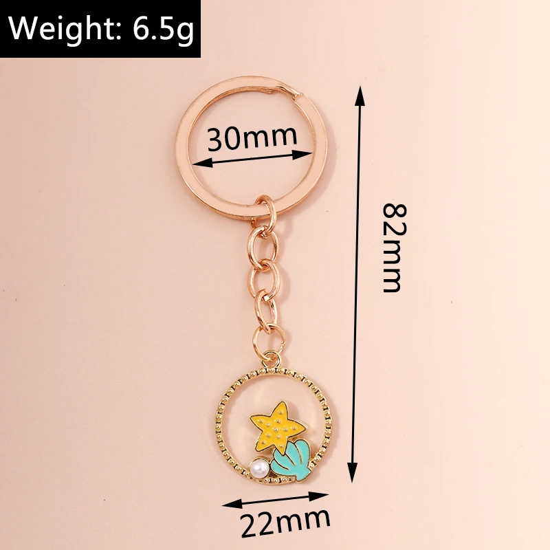 Nette Keychain Emaille Bee Herz Blume Schlüssel Ring Garten Schlüssel Ketten Souvenir Geschenke für Frauen Männer Handtasche Zubehör Schmuck Geschenk – Detail 9