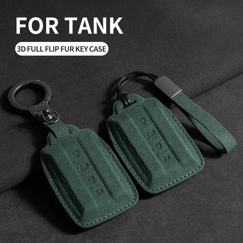 For Great Wall GWM WEY TANK 300 500 Tank300 Car Key Case Cover For Tank500 Car Key Shell