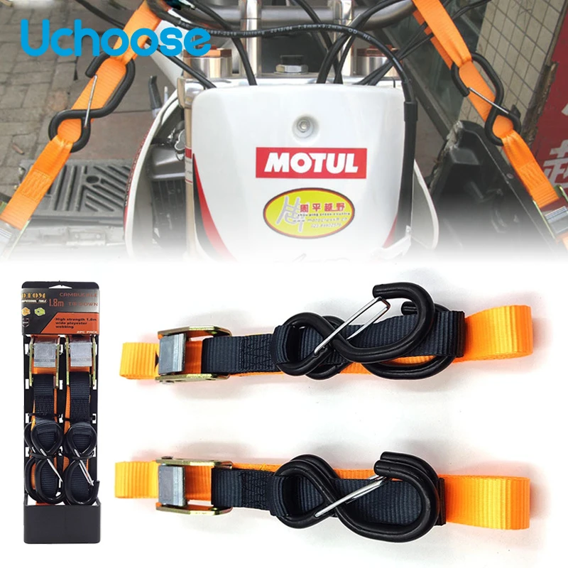 Motorcycle Handling Binding Belt Fixed Belt Luggage Cargo Fixed Safe Handling Super Long 1.8m