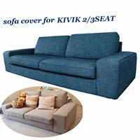 CRIUSJA Cover for KIVIK 2/3 seat(190cm/228cm) Slipcovers sofa Sofa Covers for Living Room Love Seat Couch Covers Celvet for Sofa 1